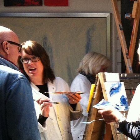 "Malerkursus" i autentisk atelier