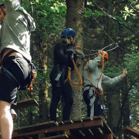 High Rope banen i trækronerne