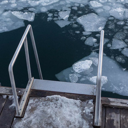 Vinterbadning inkl. sauna