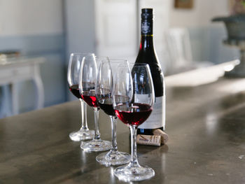 Provning av slottets utvalda viner