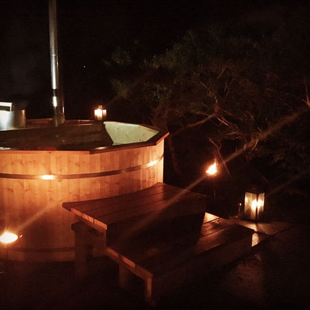 Bada i vedeldad badtunna