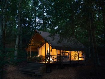 Övernattning i Glamping-tält