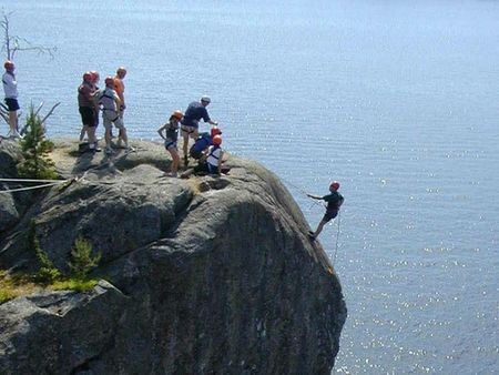 Klätterexpedition i stockholms skärgård