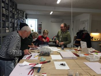 Kreativ workshop med forskellige kunstformer