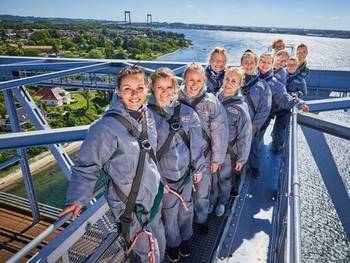 Bridgewalking i 60 meters højde