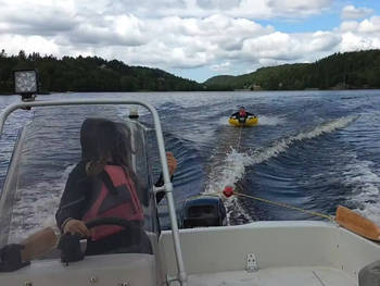 Vattenskidor eller ring