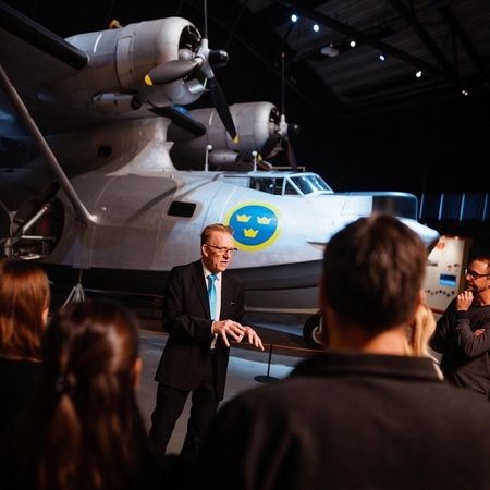 Allmänna gruppvisningar på Flygvapenmuseum