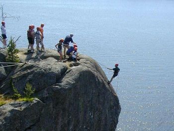 Klätterexpedition i stockholms skärgård